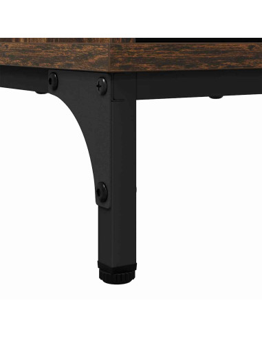 Credenza Rovere fumo 79.5 x 33 x 82 cm Legno multistrato