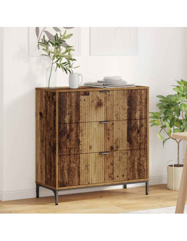 Credenza Legno vecchio 79.5 x 33 x 82 cm Legno multistrato