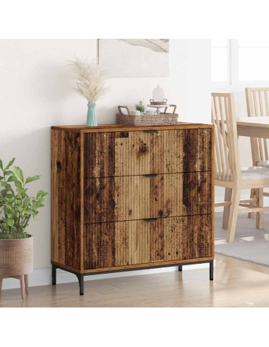 Credenza Legno vecchio 79.5 x 33 x 82 cm Legno multistrato