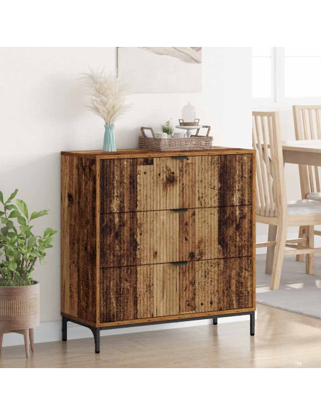 Credenza Legno vecchio 79.5 x 33 x 82 cm Legno multistrato