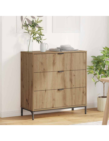 Credenza rovere artigianale 79.5 x 33 x 82 cm Legno multistrato
