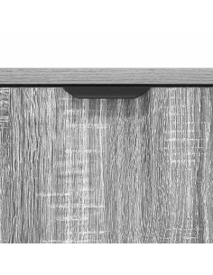 Credenza Grigio sonoma 89.5 x 33 x 82 cm Legno multistrato 2
