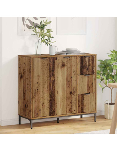 Credenza Legno vecchio 89.5 x 33 x 82 cm Legno multistrato