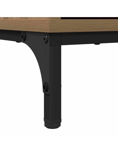 Credenza rovere artigianale 89.5 x 33 x 82 cm Legno multistrato