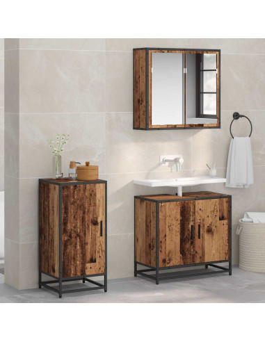 Credenza Legno vecchio 35 x 35.5 x 76 cm Legno multistrato