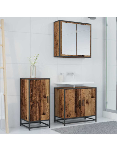 Credenza Legno vecchio 35 x 35.5 x 76 cm Legno multistrato