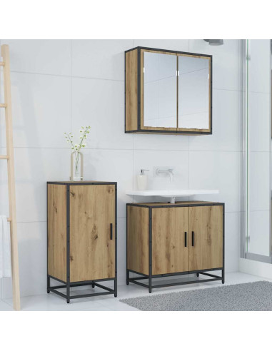 Credenza rovere artigianale 35 x 35.5 x 76 cm Legno multistrato