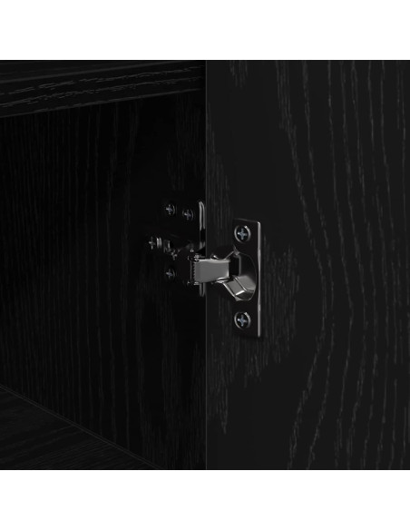 Credenza Rovere nero 35 x 35.5 x 76 cm Legno multistrato