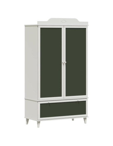 Armadio con Lavagna con cassetto Bianco Legno multistrato