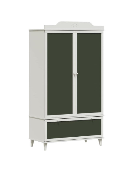 Armadio con Lavagna con cassetto Bianco Legno multistrato