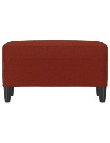 Panca Rosso Vino 70x35x41 cm in Similpelle