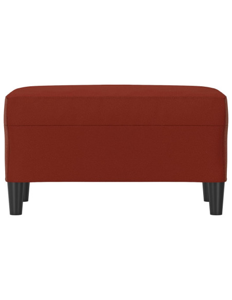 Panca Rosso Vino 70x35x41 cm in Similpelle