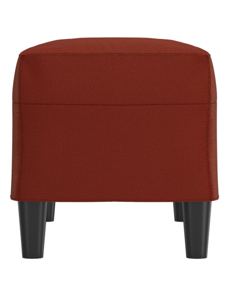 Panca Rosso Vino 70x35x41 cm in Similpelle