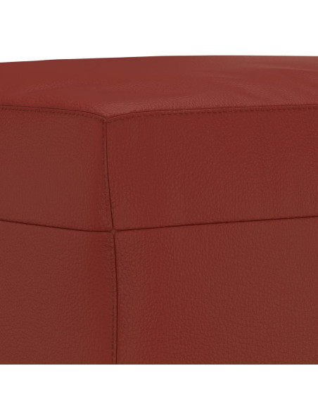 Panca Rosso Vino 70x35x41 cm in Similpelle