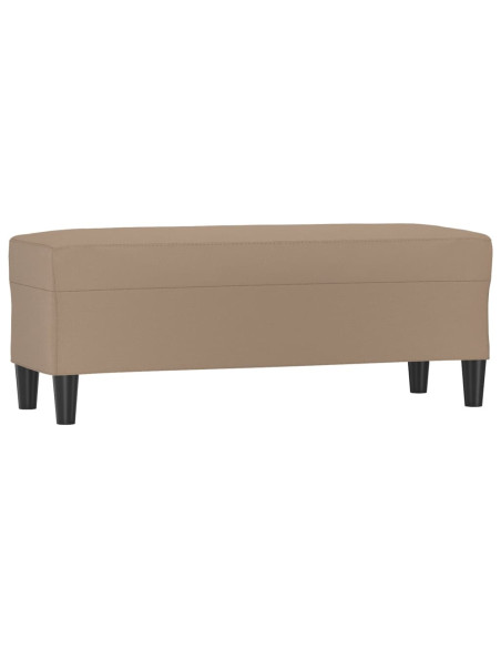 Panca Cappuccino 100x35x41 cm in Similpelle
