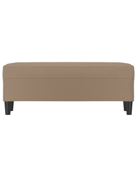 Panca Cappuccino 100x35x41 cm in Similpelle