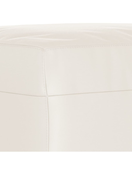 Panca beige 100x35x41 cm in Microfibra