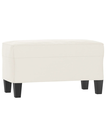 Panca beige 70x35x41 cm in Microfibra