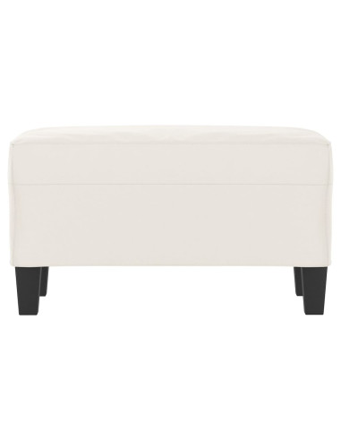 Panca beige 70x35x41 cm in Microfibra