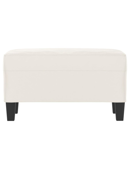 Panca beige 70x35x41 cm in Microfibra