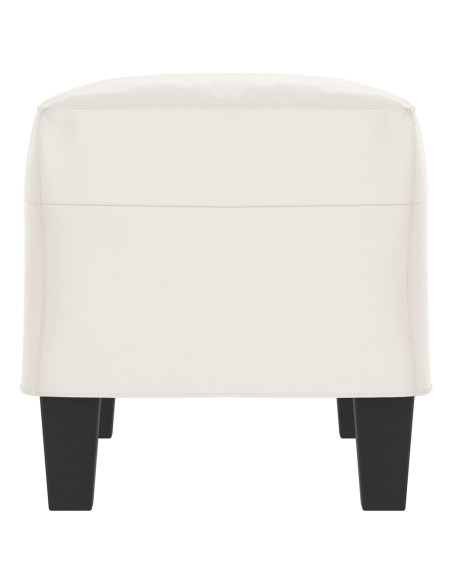 Panca beige 70x35x41 cm in Microfibra