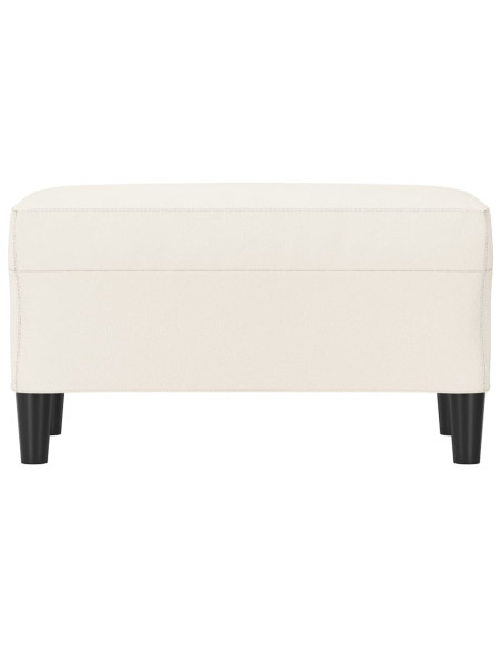 Panca Crema 70x35x41 cm in Similpelle