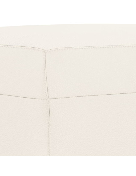 Panca Crema 70x35x41 cm in Similpelle