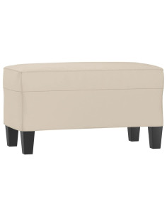Panca crema 70x35x41 cm in Microfibra 2