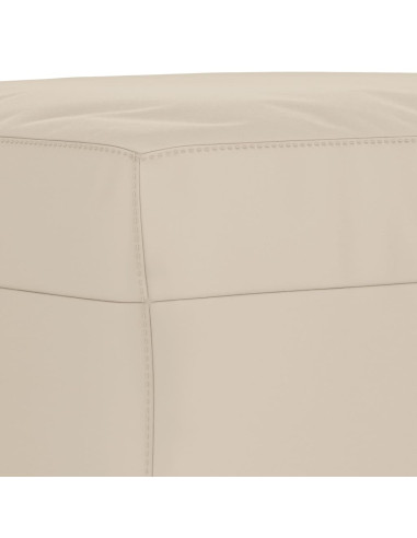 Panca crema 100x35x41 cm in Microfibra