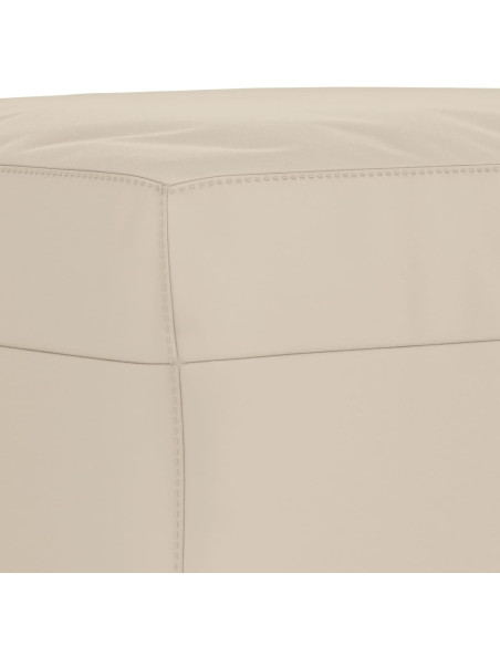 Panca crema 100x35x41 cm in Microfibra