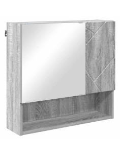 Set di mobili per il bagno 4 pcs Grigio sonoma 30 x 35 x 192 cm