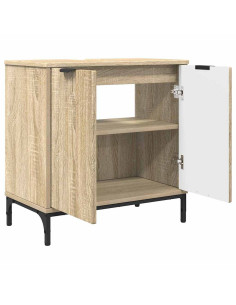 Set di mobili per il bagno con cassetto 3 pcs rovere sonoma
