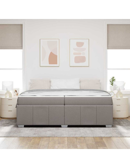 Struttura del letto con materasso Talpa 200 x 200 cm Tessuto