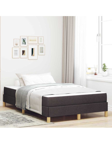 Letto a molle Marrone 120 x 190 cm