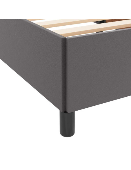 Struttura letto con materasso con materasso Grigio 80 x 200 cm