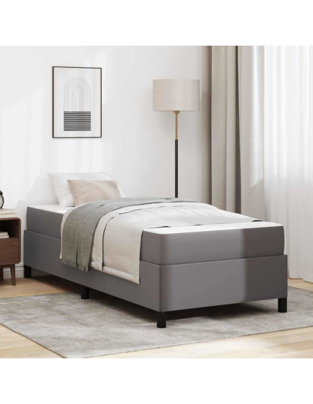 Struttura letto con materasso con materasso Grigio 80 x 200 cm