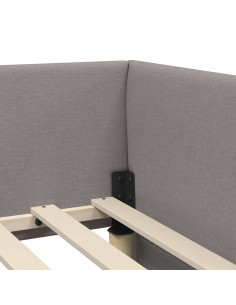 Cornice del letto ad angolo con testiera Talpa 100 x 200 cm 2