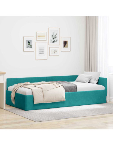 Cornice del letto ad angolo Altro Turchese 80 x 200 cm