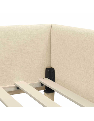 Cornice del letto ad angolo Altro Crema 90 x 190 cm