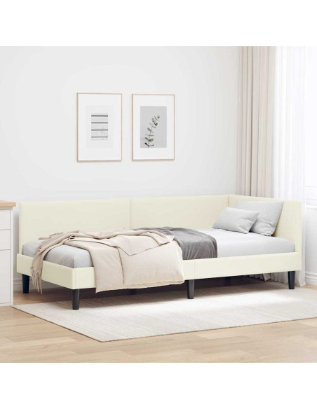 Cornice del letto ad angolo Altro Crema 90 x 190 cm