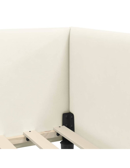 Cornice del letto ad angolo Altro Crema 90 x 200 cm