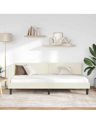 Cornice del letto ad angolo Altro Crema 90 x 200 cm