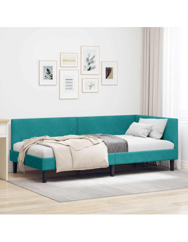 Cornice del letto ad angolo Altro Turchese 90 x 200 cm