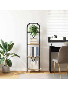 Libreria rovere artigianale 40 x 30 x 146 cm Legno multistrato