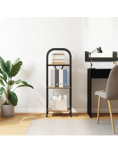 Libreria rovere artigianale 40 x 30 x 109 cm Legno multistrato