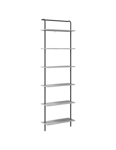 Libreria Grigio sonoma 60 x 24 x 203 cm Legno multistrato