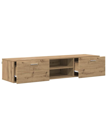 Mobile TV rovere artigianale 150 x 39 x 30 cm Legno multistrato