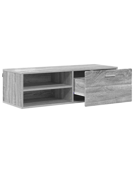 Mobile TV Grigio sonoma 100.5 x 39 x 30 cm Legno multistrato