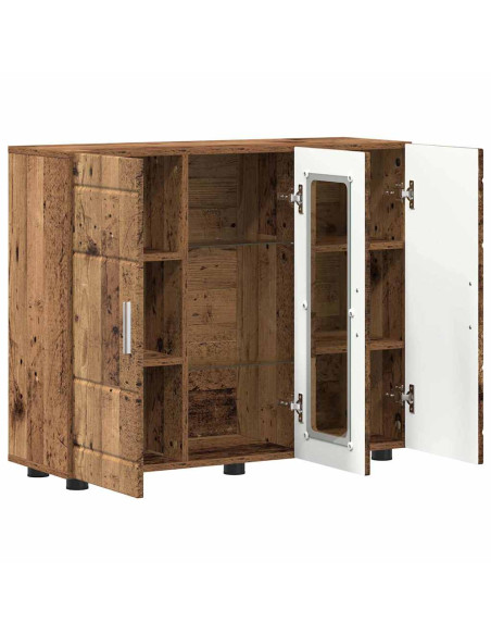 Credenza Legno vecchio 55.5 x 29 x 100 cm Legno multistrato