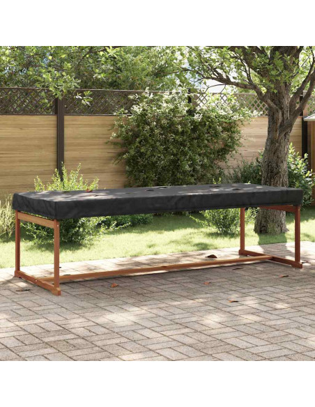 Copertura Tavolo Tinta unita Nero 102 x 202 x 15 cm Tessuto